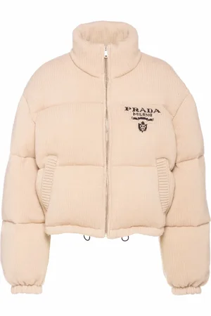 Prada Doudoune en cachemire à logo