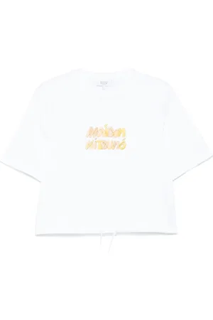 Maison Kitsuné T-shirt à logo brodé