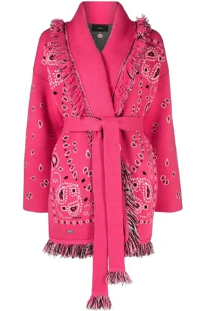 Alanui Cardigan Bandana à taille ceinturée