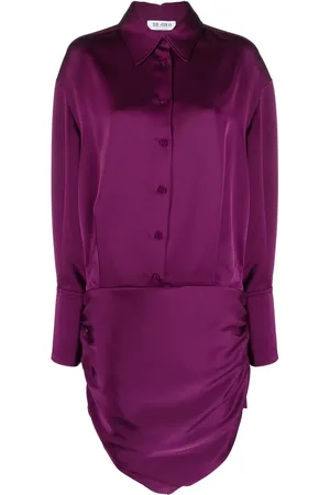 The Attico Robe-chemise Hatty à coupe courte
