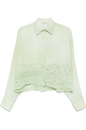 ERMANNO SCERVINO Chemise à empiècements en dentelle