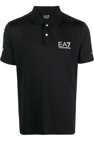 EA7 Polo à logo imprimé
