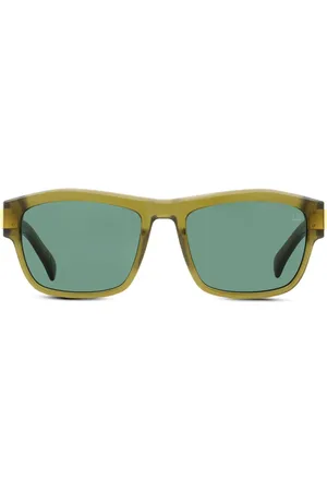 Dunhill Lunettes de soleil à monture rectangulaire
