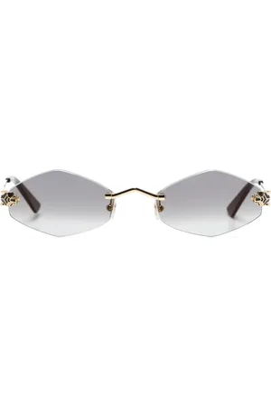 Cartier Lunettes de soleil à monture géométrique