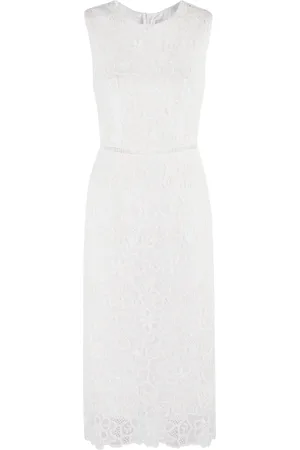 Ermanno Firenze Robe mi-longue à détails en dentelle