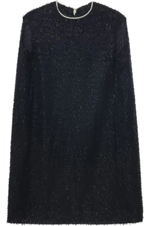 Carven Robe mi-longue à effet métallisé