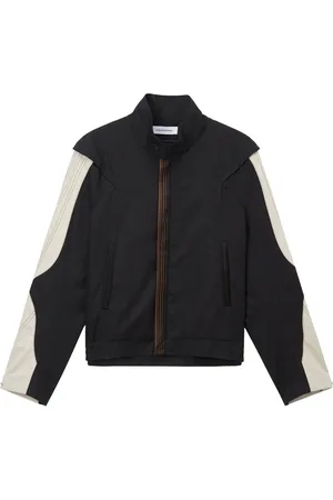 Kiko Kostadinov Veste bicolore à fermeture décalée