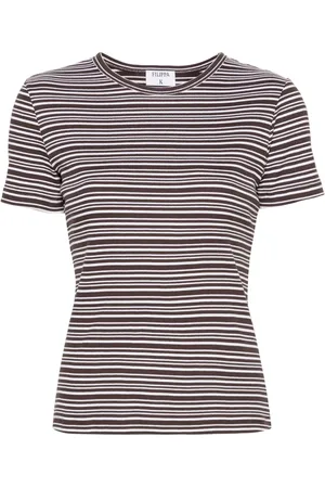 Filippa K T-shirt nervuré à rayures