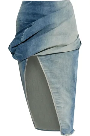 Rick Owens Jupe mi-longue Low Twist