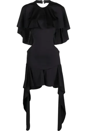 The Attico Robe courte Airi à effet de cape