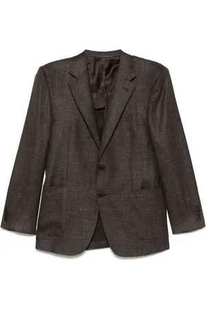 CANALI Blazer en maille marbrée