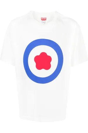 Kenzo T-shirt en coton à logo imprimé