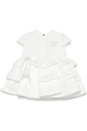 MISS BLUMARINE Robe à logo orné de cristaux
