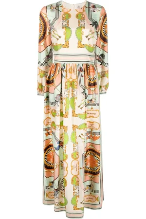 Tory Burch Robe en soie à imprimé graphique