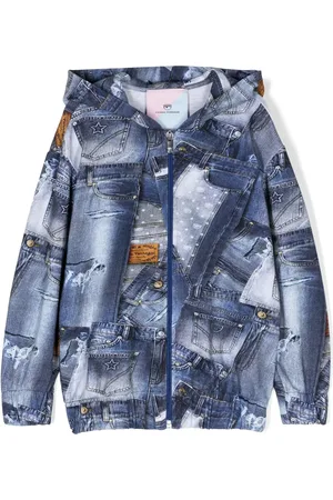 Chiara Ferragni Veste en jean à imprimé graphique