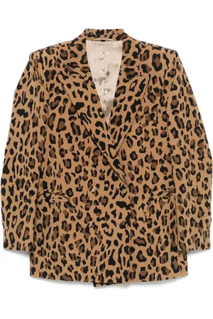 Blazé Milano Blazer à imprimé léopard