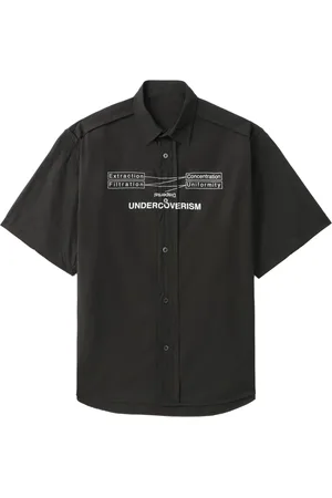 UNDERCOVER Chemise à slogan imprimé