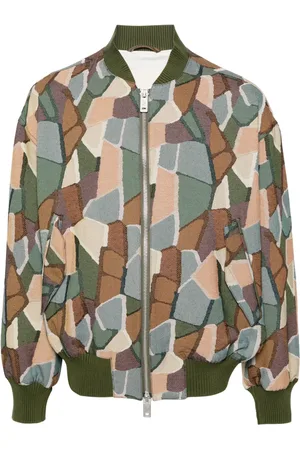 Emporio Armani Veste bomber à motif mosaïque