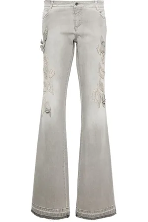 ERMANNO SCERVINO Jean bootcut à broderies