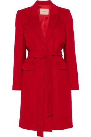 Twin-Set Manteau droit à simple boutonnage