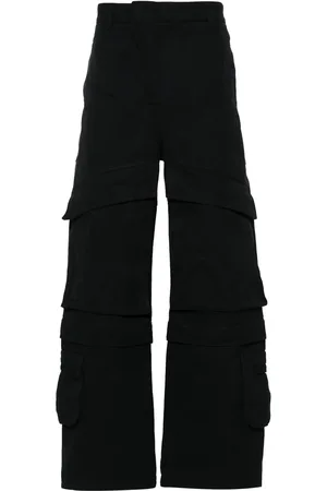 Entire Studios Pantalon ample Hard en coton à poches cargo