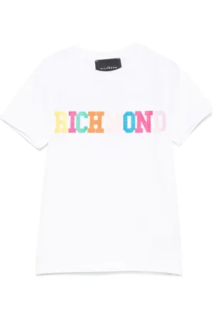 John Richmond T-shirt à logo brodé