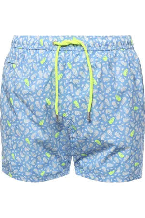 MC2 SAINT BARTH Short de bain à imprimé graphique