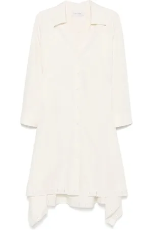 Lanvin Robe en coton à coupe mi-longue