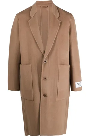 Etudes Manteau en laine à simple boutonnage
