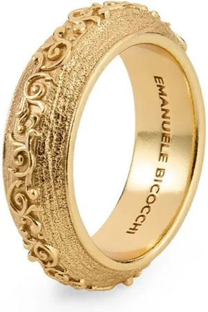 EMANUELE BICOCCHI Bague à fini brossé