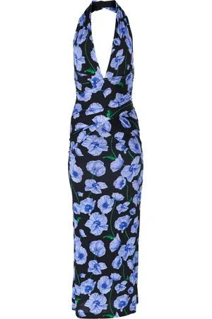 Carolina Herrera Robe mi-longue à fleurs