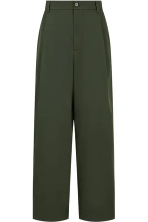 Studio Tomboy Pantalon ample à design plissé