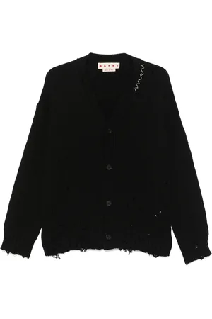 Marni Cardigan en coton à logo brodé