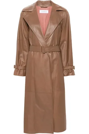 Max Mara Trench Ande en cuir
