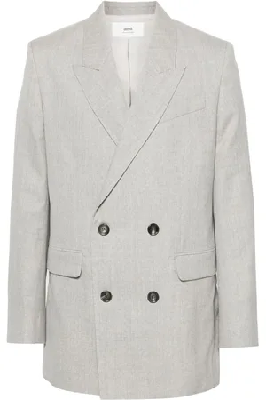 Ami Blazer en laine vierge à boutonnière croisée
