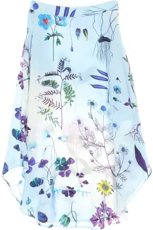 Stella McCartney Chemise en soie à fleurs imprimées (années 2010)