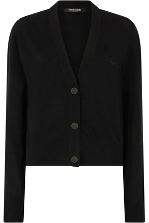 Roberto Cavalli Cardigan crop à boutonnière
