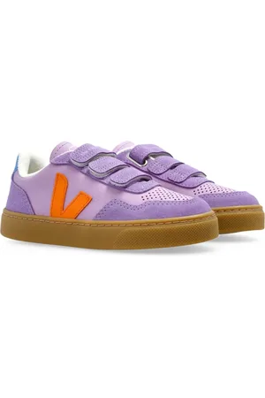 Veja Baskets à empiècements en cuir