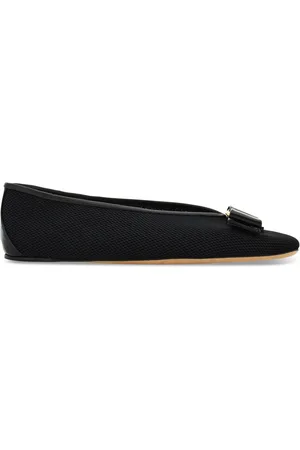 Salvatore Ferragamo Ballerines en mesh à nœud Vara