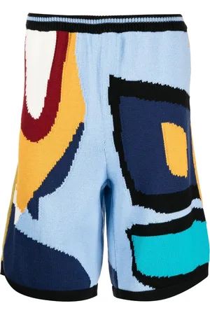 Bethany Williams Short en maille à imprimé abstrait