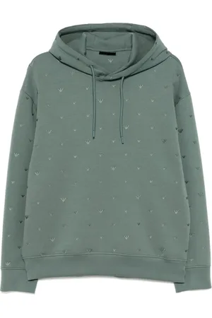 Emporio Armani Hoodie à logo brodé