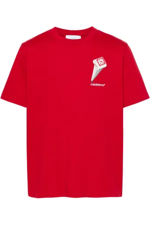 Casablanca T-shirt à imprimé Leaning Column