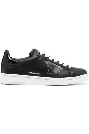 Dsquared2 Baskets Boxer en cuir