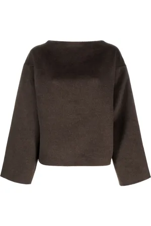 Totême Pull en laine à col bateau