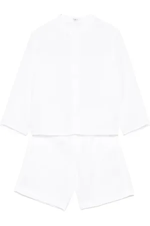 Il gufo Ensemble-short en lin