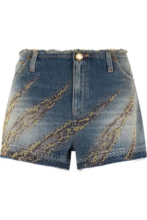 Roberto Cavalli Short à motif zébré