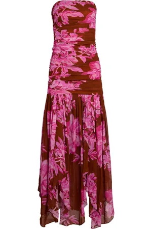 Retrofete Robe longue Teryn à fleurs