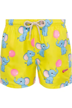 MC2 SAINT BARTH Short de bain à imprimé éléphant