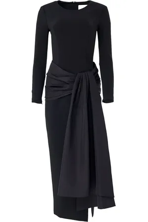 Carolina Herrera Robe mi-longue à détail de broche