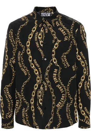 VERSACE Chemise à imprimé Chain Couture